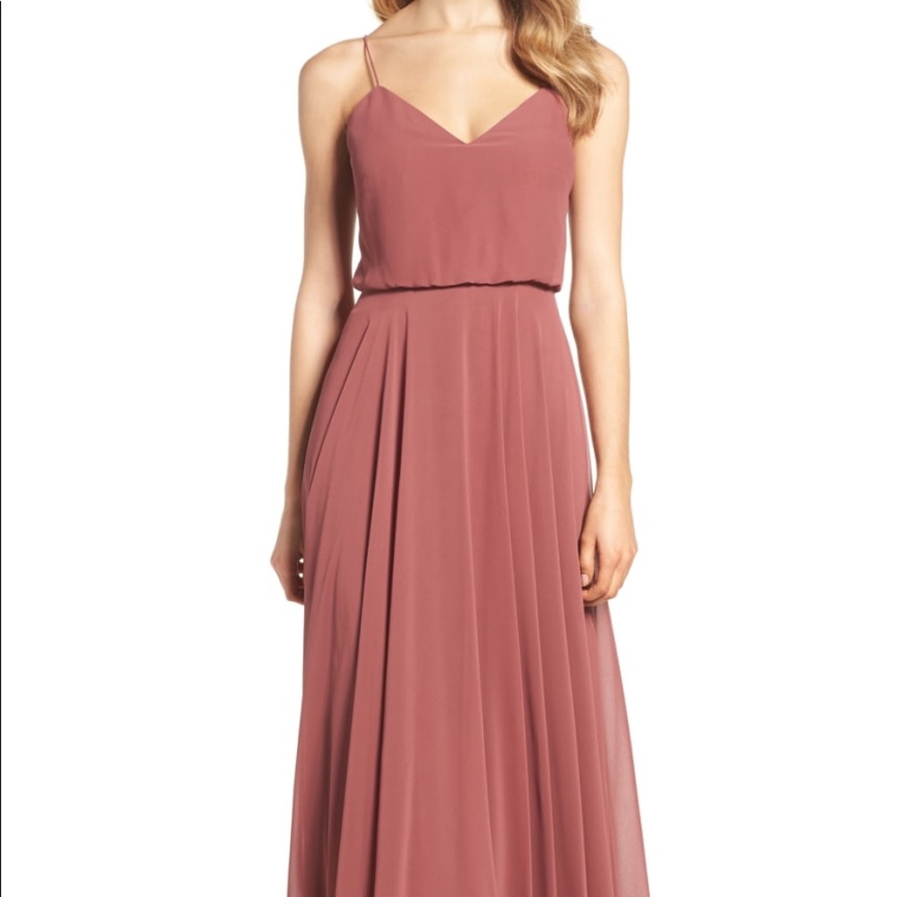 Jenny Yoo Inesse In Cinnamon Rose